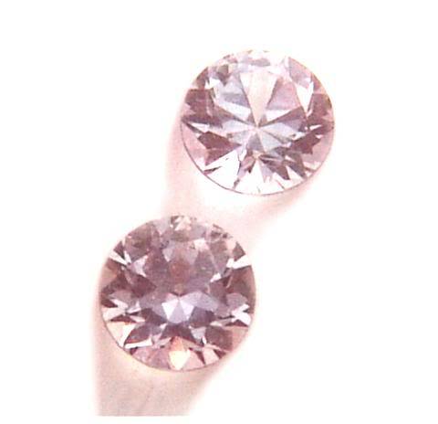 NATURAL ;PINK DIAMOND, 1MM -SIZE,2PCSLOT-UNTREATED,NORESERVE
