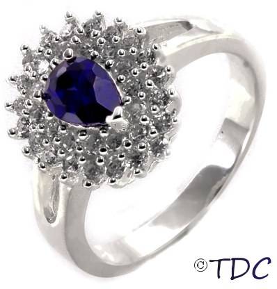 Sterling Silver Tanzanite Ring (Lots of sizes)