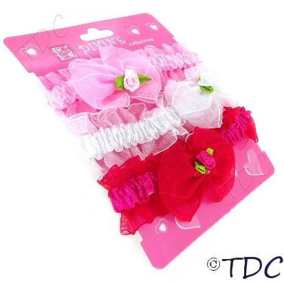 3-Pack Organza Baby Headbands