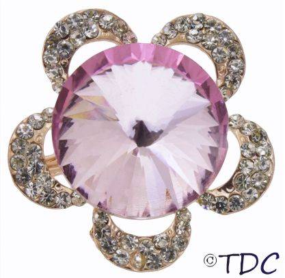SALE!! Sparkly Pink Stone Brooch