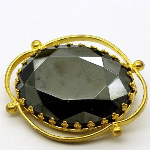 Vintage Hermatite Brooch