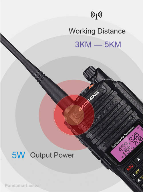 BAOFENG Two Way Radios Walkie Talkie UV-9R PLUS Waterproof Durable UHFVHF 5W 128 Chanels