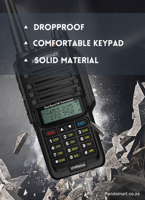 BAOFENG Two Way Radios Walkie Talkie UV-9R PLUS Waterproof Durable UHFVHF 5W 128 Chanels