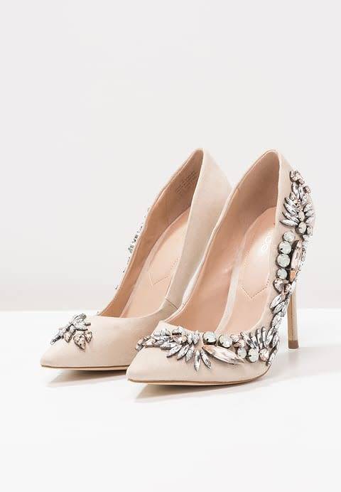 ALDO Silkey Diamante Heels Neutral Size 7 - BRAND NEW