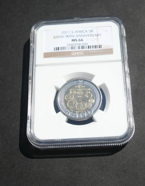 2011 90TH ANNIVERSARY R5 NGC GRADED MS 66 X4 BID PER COIN
