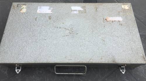 COLLECTION OF SILVER CROWNS AND R1 COINS AS PER CONDITION AND DESCRIPTION BELOW IN STEEL BOX