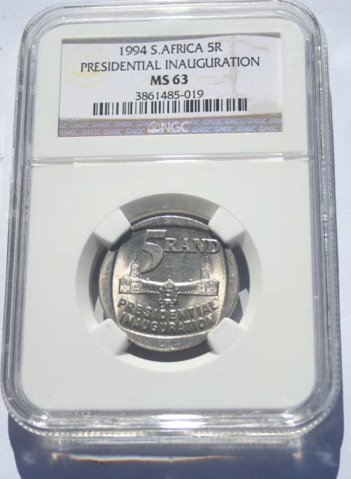 1994 R5 INAUGURATION NGC GRADED MS 63