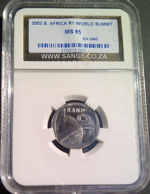 2002 R1 WORLD SUMMIT SANGS GRADED MS 65