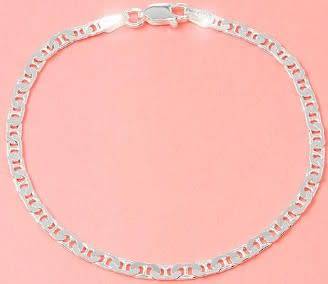 Majestic Sterling silver bracelet 7inch x 3mm wide