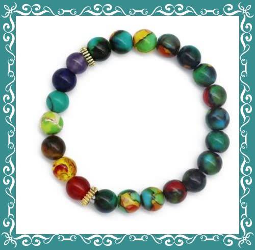 Stunning Chakra energy, healing, balance, passion and luck bracelet