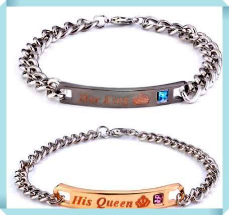 Lucky in Love couples bracelets (set of 2)