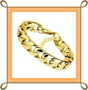 Beautiful gold covered bracelet