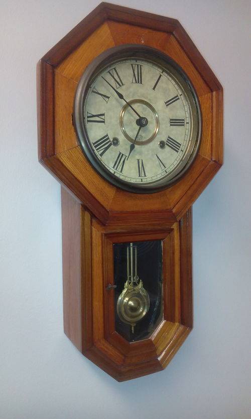 Antique Regulator Wall Clock
