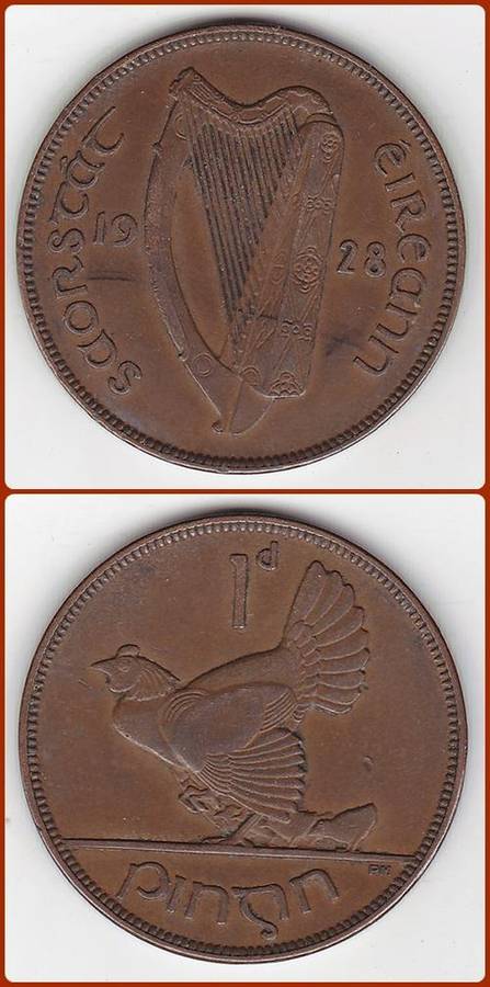 IRELAND - 1928 - 1 PENNY