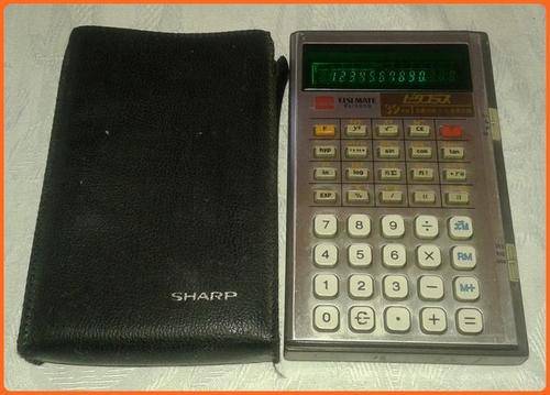 VINTAGE - SHARP ELSI MATE EL-5000 - SCIENTIFIC CALCULATOR - VFD (Vacuum Fluorescent Display)