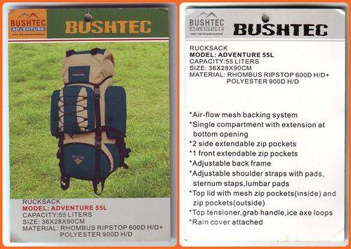 RUCKSACK - BUSHTEC 55