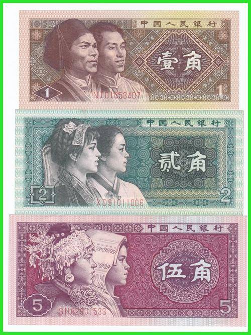 CHINA - 1980 - 1/2/5 JIAO SETS - PIC 881/882/883 - AU/UNC NOTES