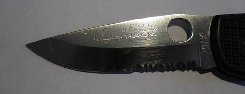 Spiderco ATS 55 - Wayne Goddard Special Edition Collectable Knife