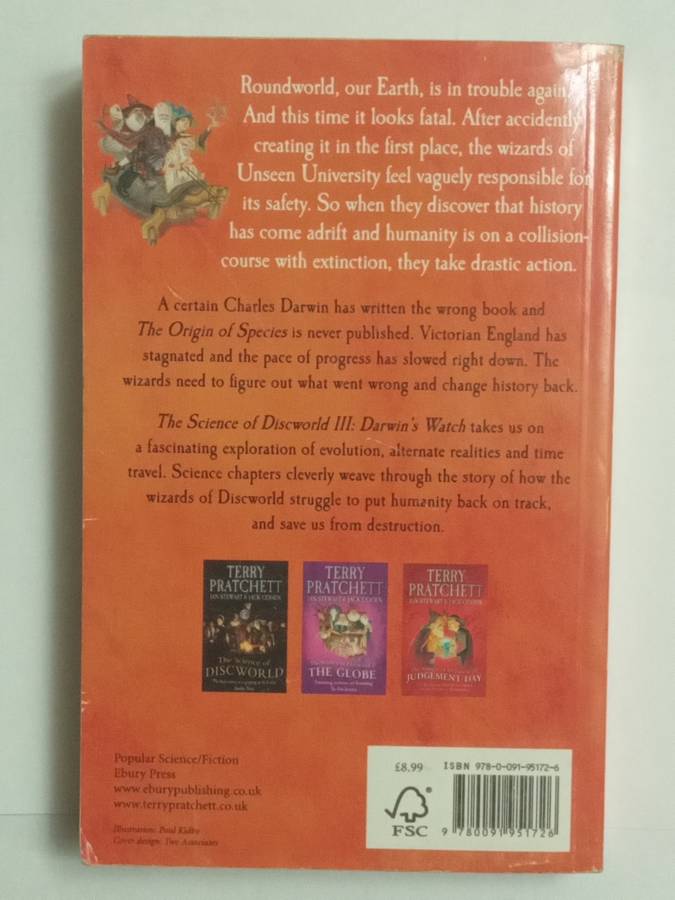 Darwin`s watch The Science of Discworld 3- by Terry Pratchett