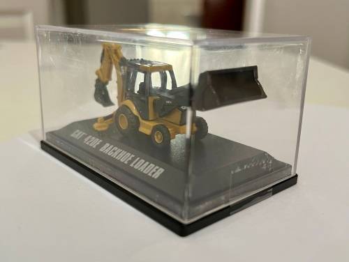 BACKHOE LOADER 420E CATERPILLAR HO SCALE BY NORSCOT SCALE MODELS DIE CAST
