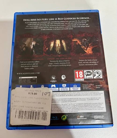 Playstation 4 game - Agony