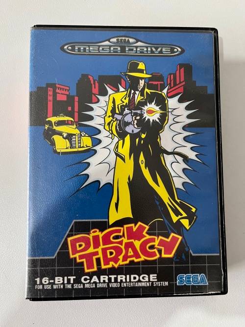 Sega Mega Drive game - Dick Tracy 16bit cartridge CIB