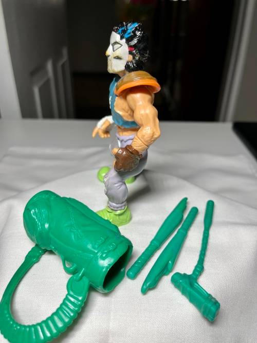 1989 TMNT Teenage Mutant Ninja Turtles Casey Jones Mirage Studios Playmates Complete