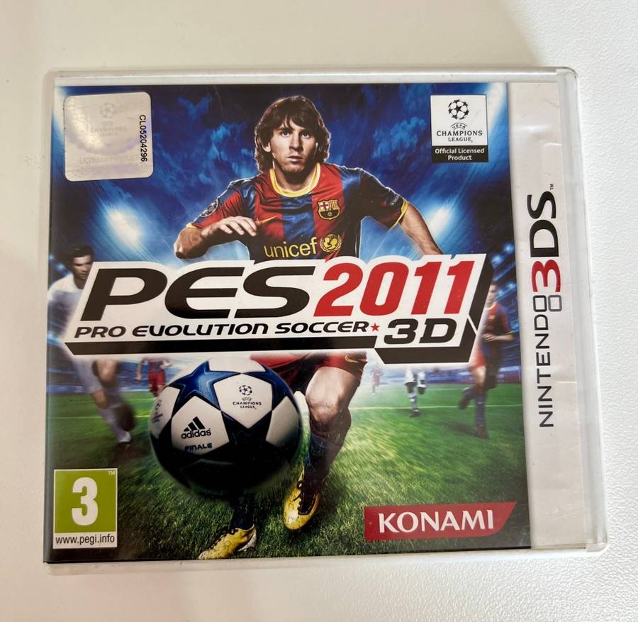 PES 2011 3D Pro evo soccer for Nintendo 3DS