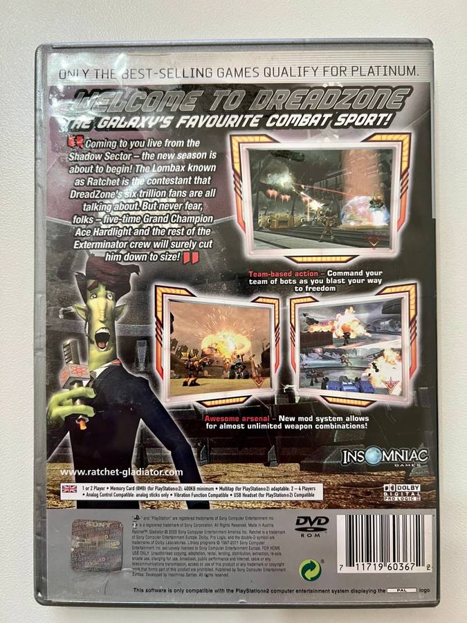 Ratchet Gladiator for PS2