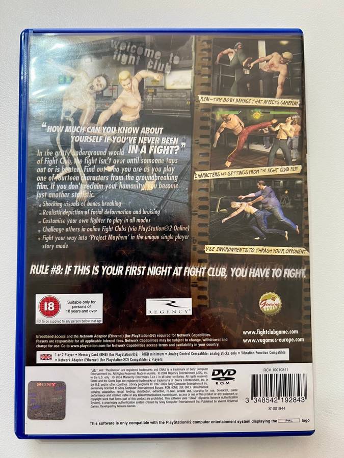 Fight Club for PS2
