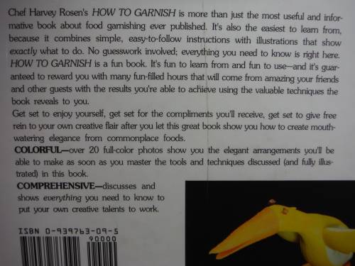 How to Garnish - Hardcover - Harvey Rosen