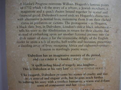 A Harlot's Progress - David Dabydeen