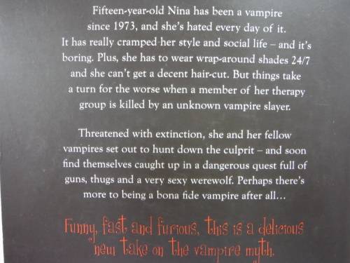 The Reformed Vampire Support Group - Catherine Jinks