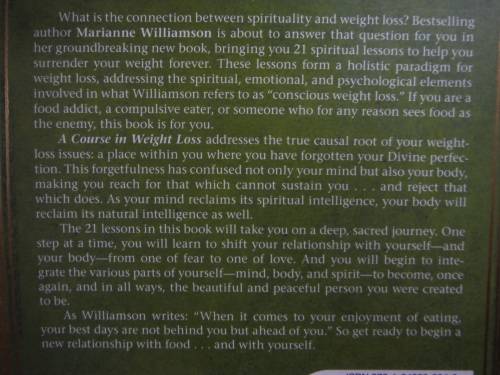 A Course in Weight Loss - Marianne Williamson