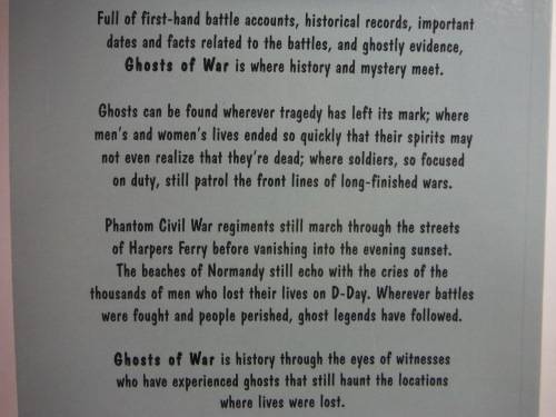 Ghosts of War -  Softcover - Jeff Belanger