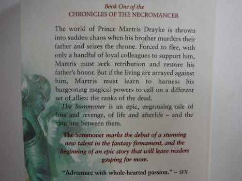 The Summoner : Book One of the Chronicles of the Necromancer - Gail Z. Martin