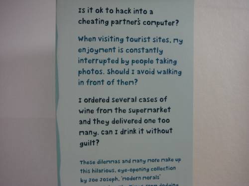 Should I Flush My Goldfish Down the Loo? and Other Modern Morals - Joe Joseph