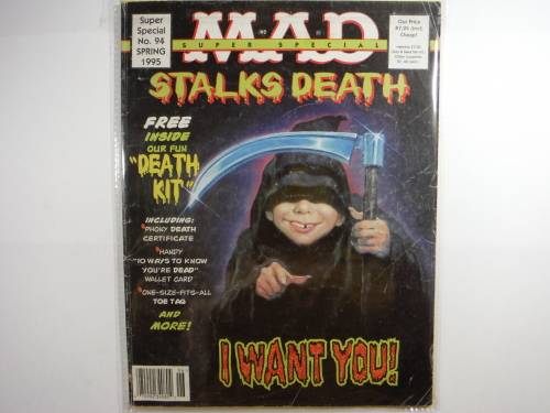 A Lot of 7 Vintage Mad Magazines Including the Jaws 2 Edition From 1979