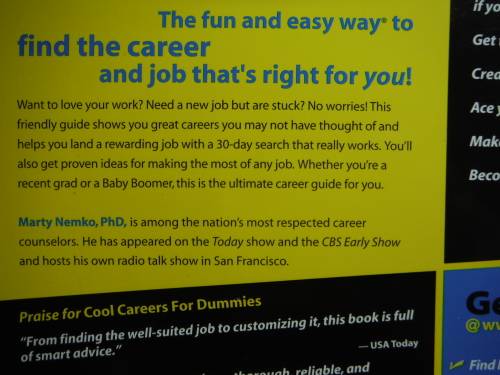 Cool Careers for Dummies - Marty Nemko, PhD