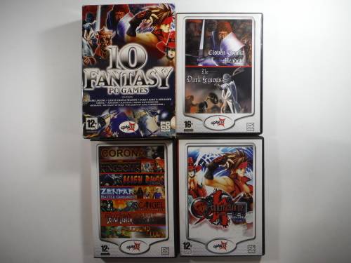 Box Set of 10 Fantasy Games - PC - CD ROM