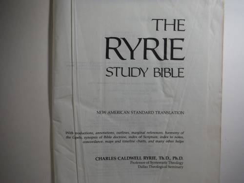 The Ryrie Study Bible : New American Standard - 1978