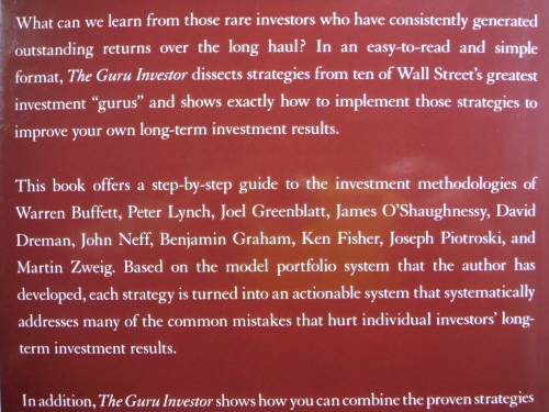 The Guru Investor - Hardcover - John P. Reese