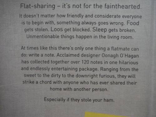 I Lick My Cheese and Other Notes From The Frontline of Flat-Sharing - Oonagh O`Hagan