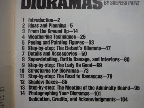 How to Build Dioramas - Sheperd Paine - 1982 Third Printing