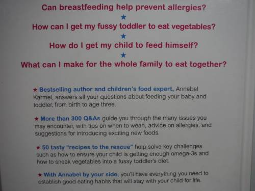 First Meals and More : Your Questions Answered - Hardcover - Annabel Karmel