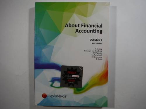 About Financial Accounting : Volume 2 - 6th Edition - F. Doussy - LexisNexis