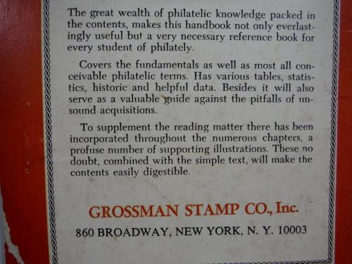 Stamp Collector`s Handbook : A Valuable Storehouse of Philatelic Knowledge - Samuel Grossman