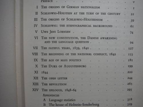 Schleswig-Holstein 1815-48 : A Study in National Conflict - W.Carr 1963