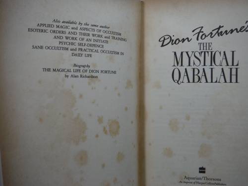 The Mystical Qabalah - Paperback - Dion Fortune - 1987 Edition