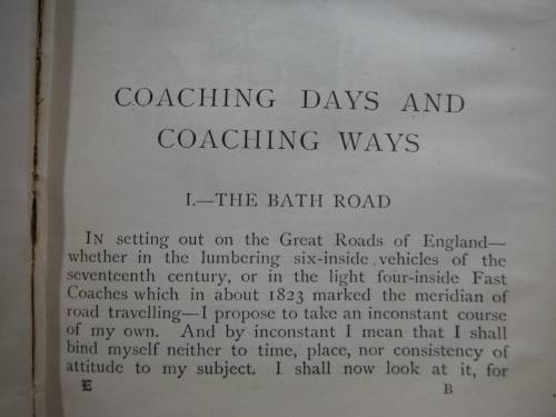 Coaching Days and Coaching Ways - Hardcover - W. Outram Tristram - 1906 Edition